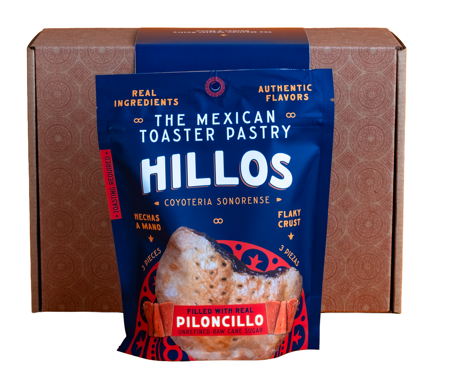 Hillos Coyotas/Mexican Toaster Pastry - Single Flavor Box - 12pc