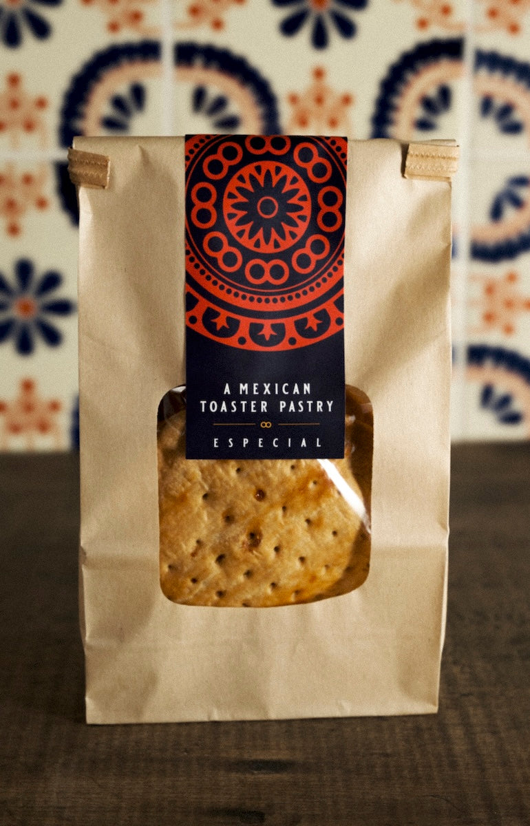 Café de Olla Mexican toaster pastry by Hillos, modern Sonoran coyota