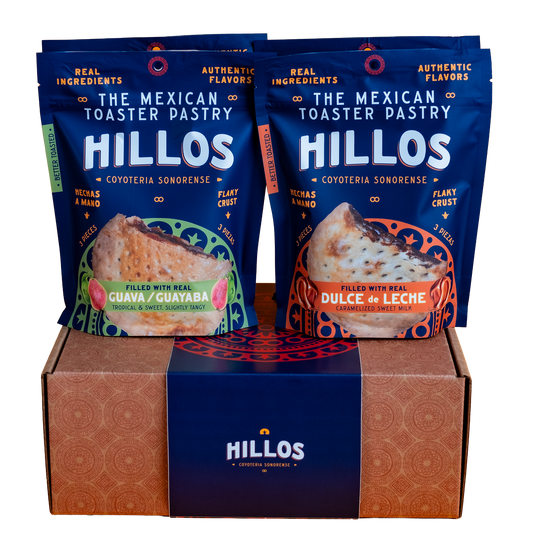 Hillos Mexican Toaster Pastry  Variety Box - 12pc