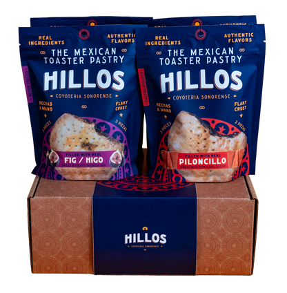 Hillos Mexican Toaster Pastry - 12pc Mixto Box