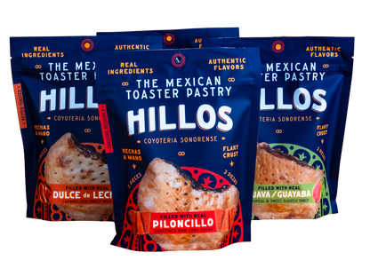 Hillos Mexican Toaster Pastry - 12pc Mixto Bundle